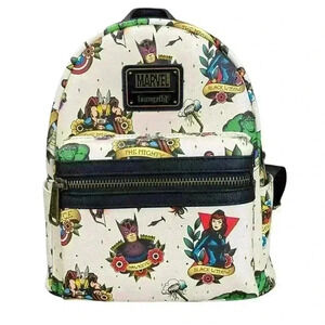 Loungefly Disney Marvel Tattoo Avengers Backpack NEW WITH TAGS
